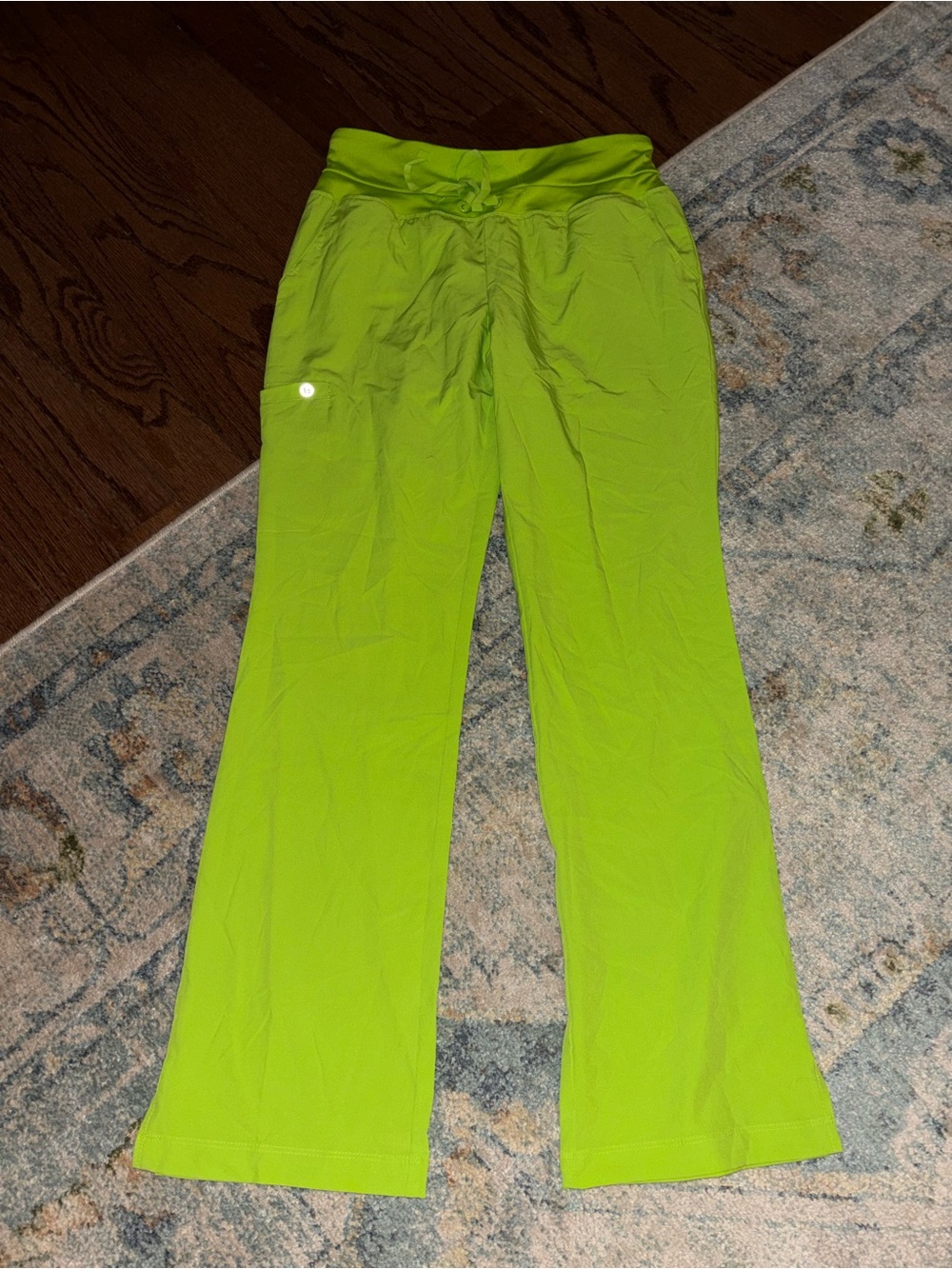 Bright Lime Green barco one women scrub pants
